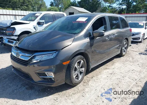 2020 Honda Odyssey Touring from USA, damaged, VIN 5FNRL6H86LB034932